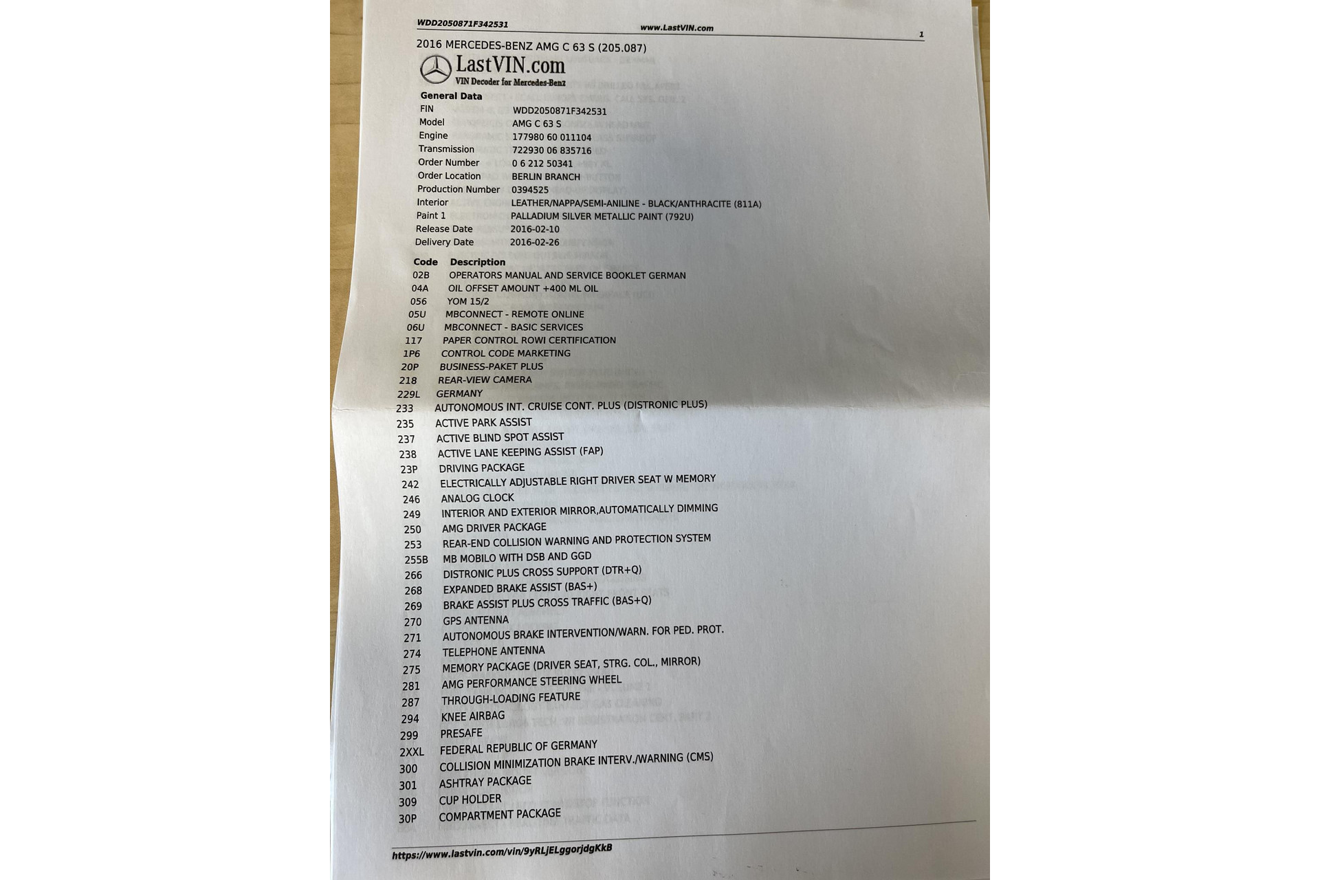 Mercedes-Benz C-Klasse C63S C63 63 S AMG*HUD*IWC*PANO*LED*CARBON*DISTR+